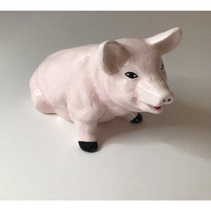 Vintage Artmart Ceramic Sitting Pig Figurine